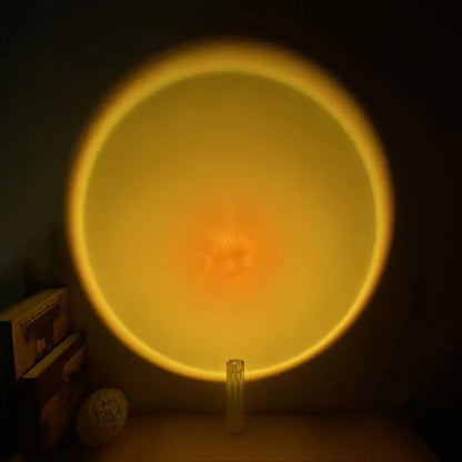GoldenHour — 360° Sunset Projection Lamp