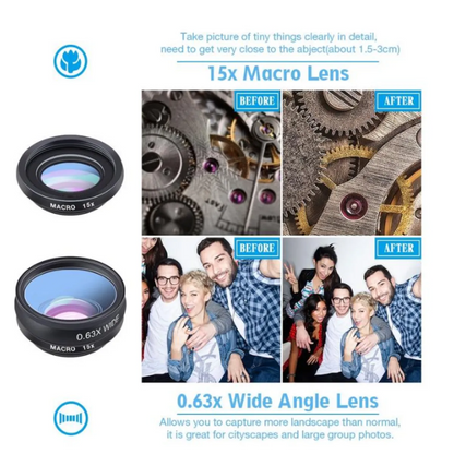 APEXEL Universal Phone Lens Kit