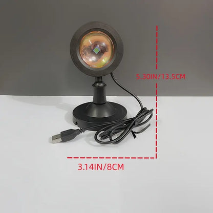 GoldenHour — 360° Sunset Projection Lamp