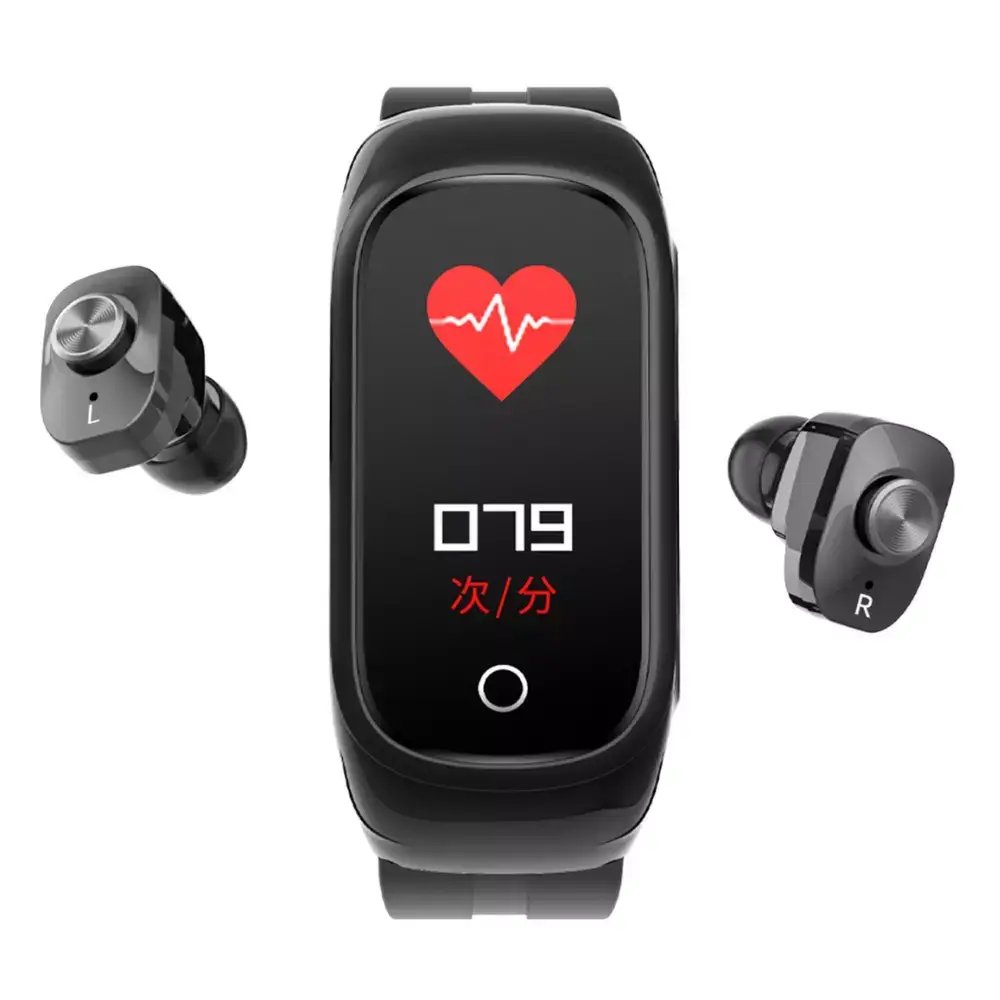 AirCharge Pro 2 — 2-in-1 Smartwatch with Built-In Wireless Earbuds