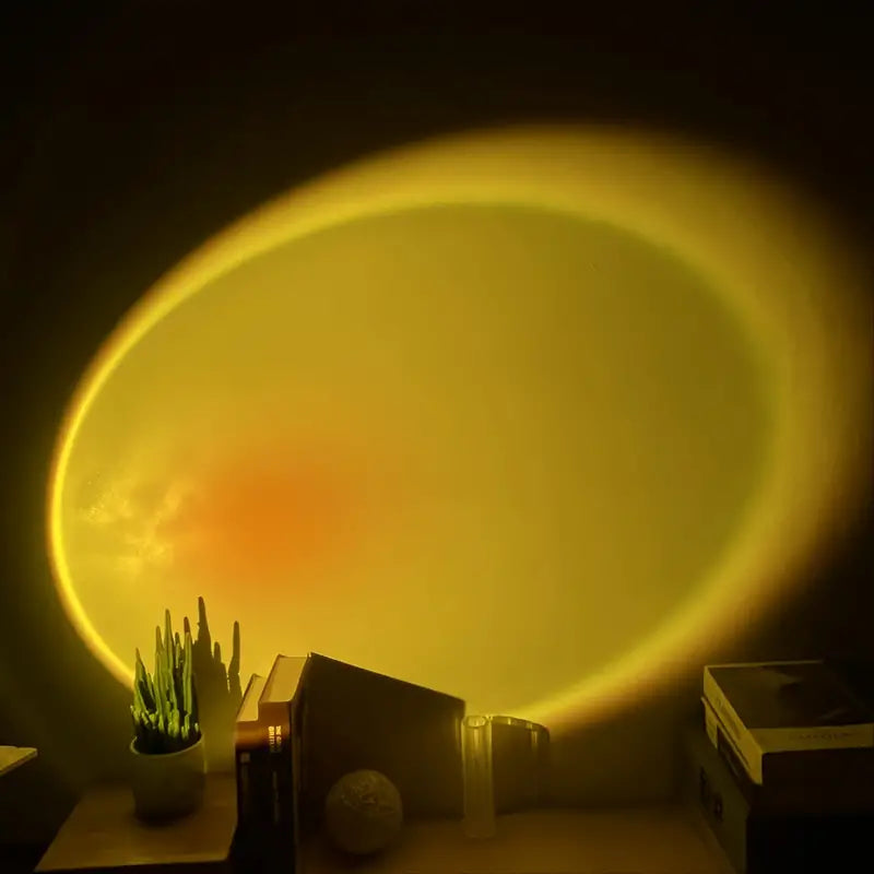 GoldenHour — 360° Sunset Projection Lamp