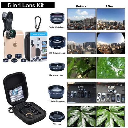 APEXEL Universal Phone Lens Kit